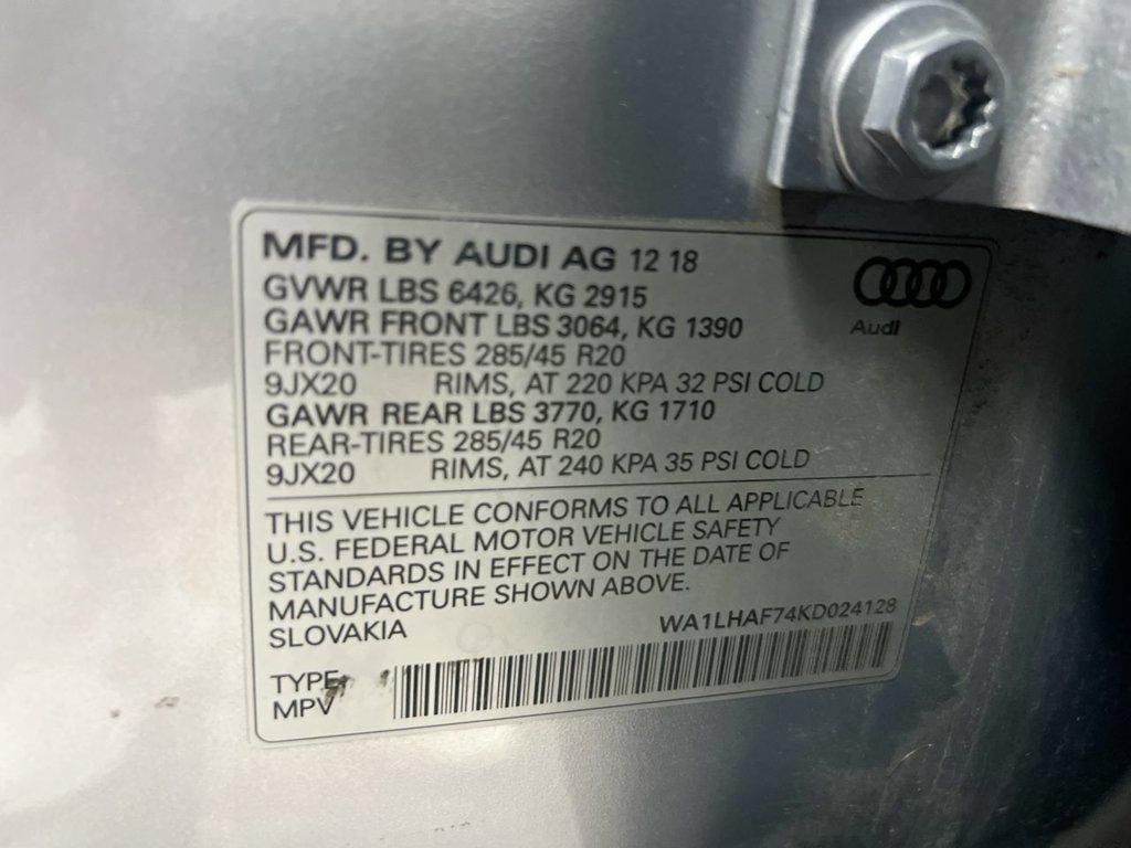Used 2019 Audi Q7 2.0T Premium Plus w/ Premium Plus Package AWD/4WD image 28