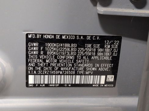 Certified 2023 Honda HR-V Sport image 36