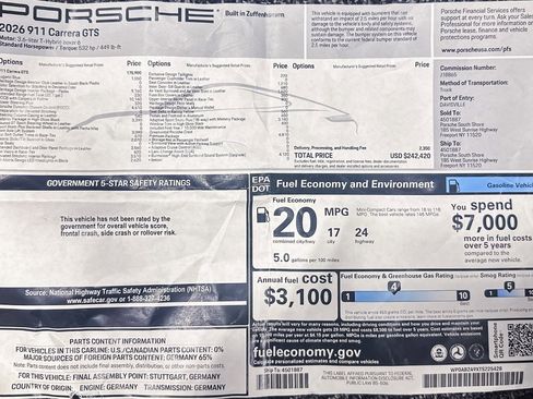 Used 2026 Porsche 911 Carrera GTS image 94