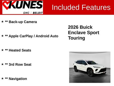 Used 2026 Buick Enclave Sport Touring AWD/4WD image 2