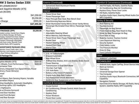 Used 2021 BMW 330i Sedan w/ Premium Package RWD image 6