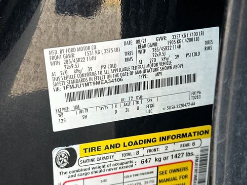 Certified 2021 Ford Expedition Platinum AWD/4WD image 30