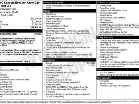 Used 2022 GMC Canyon Elevation w/ Trailering Package image 32