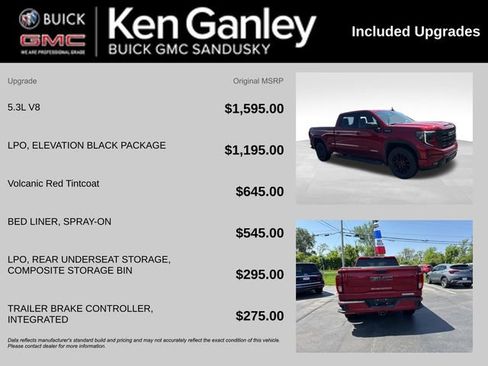 Used 2023 GMC Sierra 1500 Elevation w/ LPO, Elevation Black Package AWD/4WD image 6