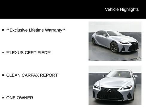 Used 2022 Lexus IS 350 F Sport w/ Accessory Package RWD image 4