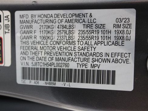 Certified 2023 Acura RDX FWD w/ Technology Package image 31
