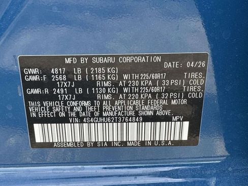 New 2026 Subaru Crosstrek 2.5i Wilderness AWD/4WD image 25
