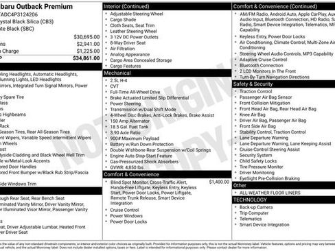 Used 2023 Subaru Outback Premium image 10