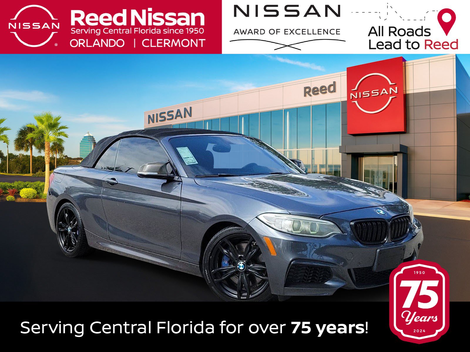 Used 2015 BMW M235i Convertible RWD image 1