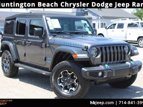 Used 2022 Jeep Wrangler Unlimited Rubicon 4xe w/ Cold Weather Group AWD/4WD image 1