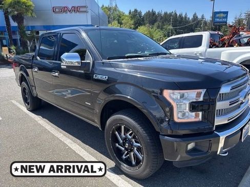 Used 2015 Ford F150 Platinum w/ Equipment Group 701A Luxury AWD/4WD image 1