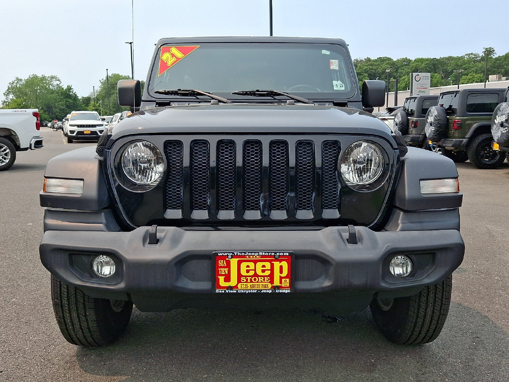 Certified 2021 Jeep Wrangler Unlimited Sport AWD/4WD image 2