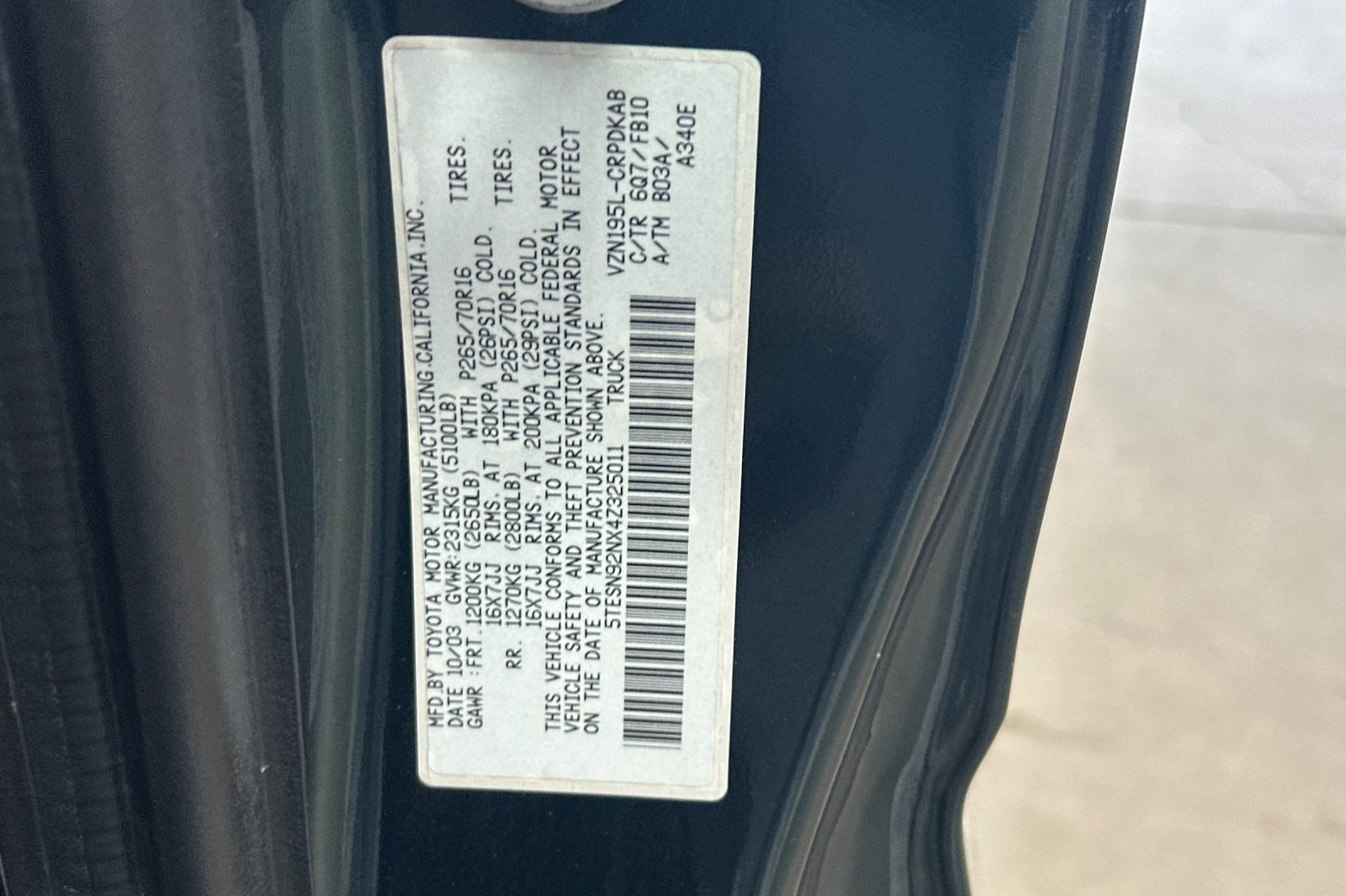 Used 2004 Toyota Tacoma PreRunner RWD image 53