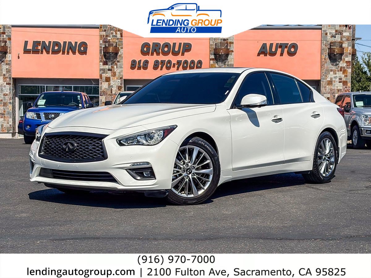 Used 2023 INFINITI Q50 Luxe w/ Cargo Package RWD image 1