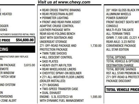Used 2026 Chevrolet Silverado 1500 RST w/ RST All Star Premium Package AWD/4WD image 2