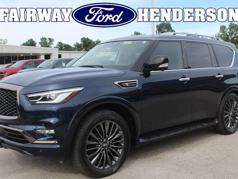 Used 2022 INFINITI QX80 Premium Select w/ Cargo Package RWD image 1