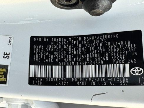 Certified 2024 Toyota Corolla LE FWD image 28
