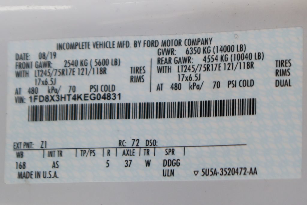 Used 2019 Ford F350 XL w/ XL Value Package AWD/4WD image 50