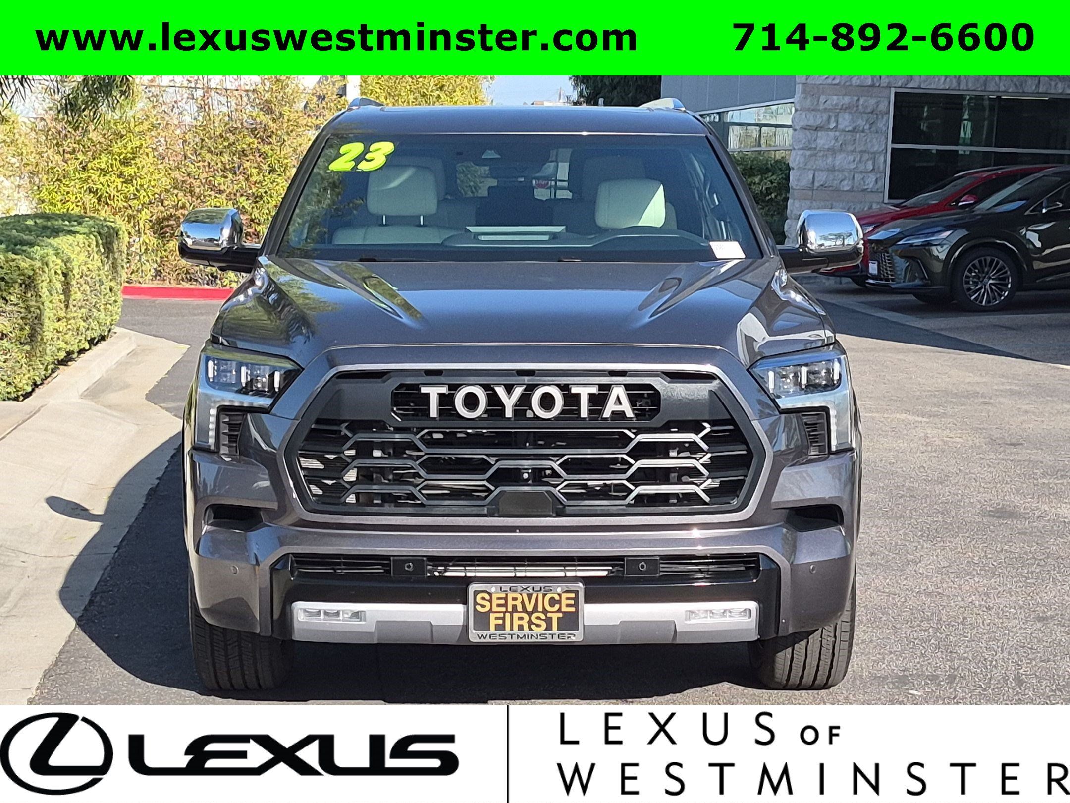 Used 2023 Toyota Sequoia Capstone AWD/4WD image 2