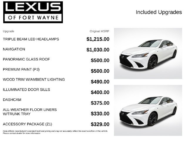 Used 2025 Lexus ES 350 w/ Accessory Package (Z1) FWD image 4