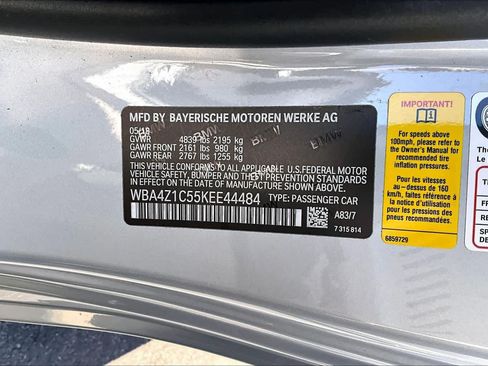 Used 2019 BMW 430i Convertible w/ Executive Package RWD image 35