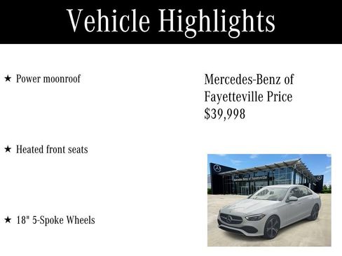 Certified 2024 Mercedes-Benz C 300 Sedan image 6