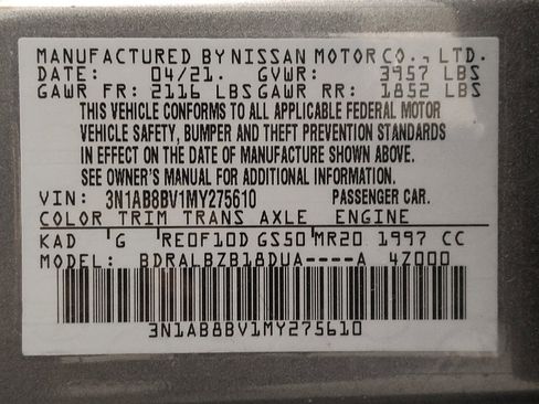 Used 2021 Nissan Sentra S FWD image 33