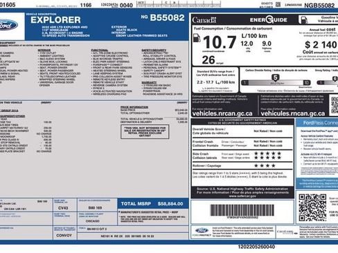 Used 2022 Ford Explorer Limited w/ Class IV Trailer Tow Package image 2