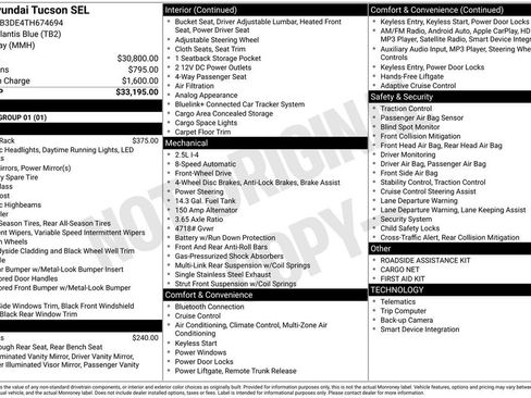 New 2026 Hyundai Tucson SEL image 1