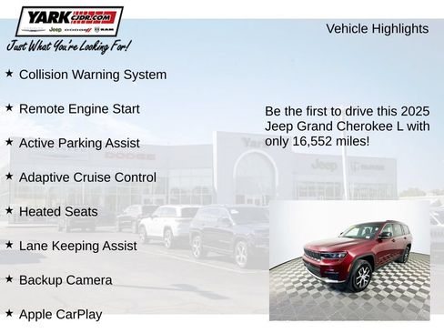 Used 2025 Jeep Grand Cherokee L Limited AWD/4WD image 12