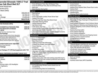 Certified 2023 Chevrolet Silverado 1500 LT Trail Boss w/ Protection Package