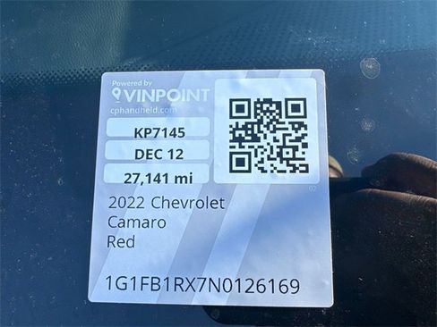 Used 2022 Chevrolet Camaro LT w/ Technology Package image 8