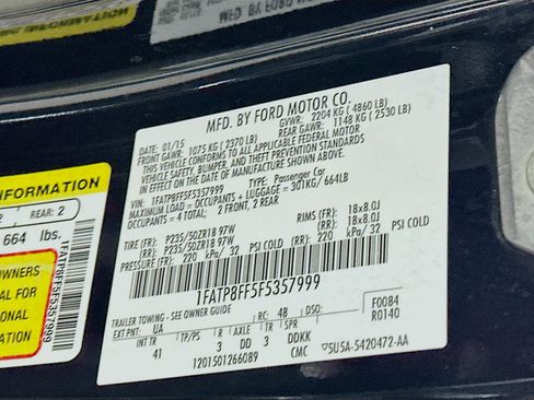 Used 2015 Ford Mustang GT Premium w/ Equipment Group 401A image 12