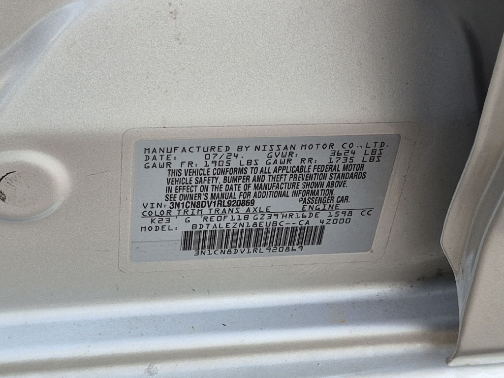 Used 2024 Nissan Versa S w/ S Plus Package FWD image 28
