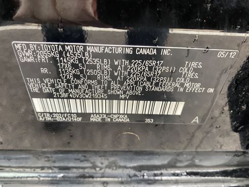 Used 2012 Toyota RAV4 4WD image 27