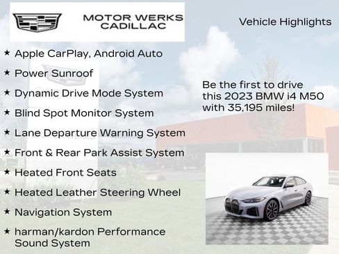 Used 2023 BMW i4 M50 w/ Premium Package image 7