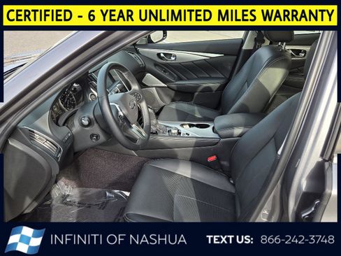 Certified 2023 INFINITI Q50 Luxe w/ Cargo Package image 4