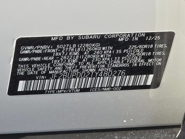 New 2026 Subaru Outback Limited AWD/4WD image 16