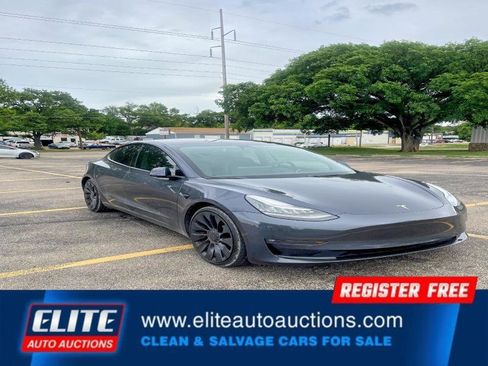 Used 2021 Tesla Model 3 Performance AWD/4WD image 1