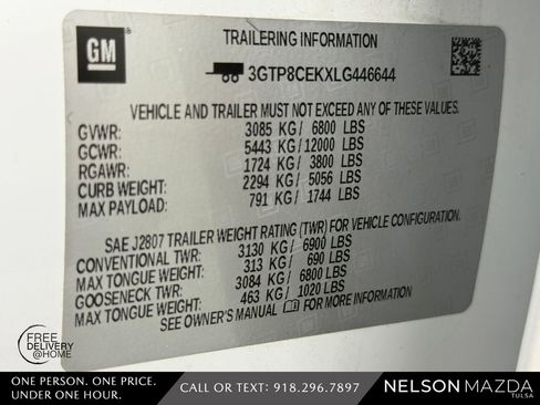 Used 2020 GMC Sierra 1500 Elevation w/ Elevation Value Package RWD image 52
