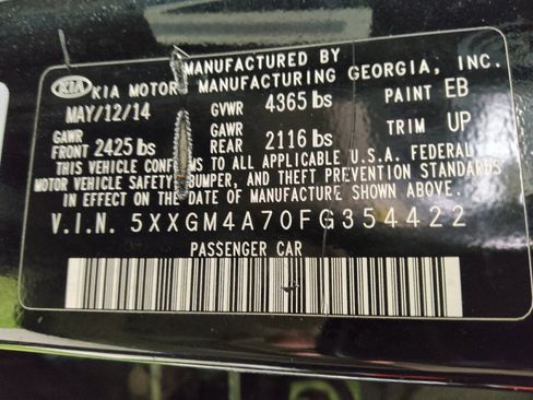 Used 2015 Kia Optima LX image 33