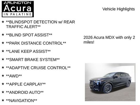New 2026 Acura MDX A-Spec AWD/4WD image 7