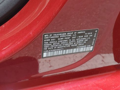 Used 2019 Volkswagen Passat 2.0T Wolfsburg w/ Wheels & Sunroof Package FWD image 30