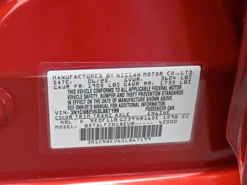 New 2025 Nissan Versa SV w/ Trunk Package image 21