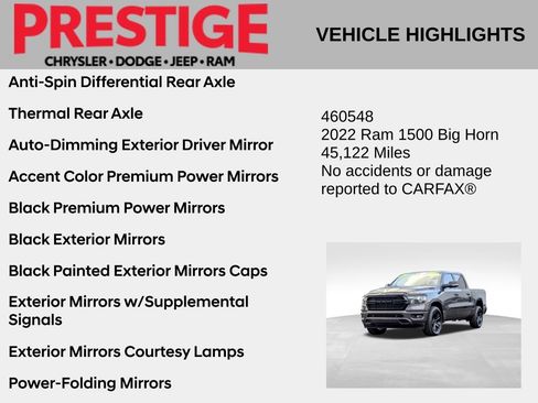 Used 2022 RAM 1500 Big Horn RWD image 6