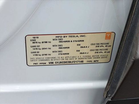 Used 2020 Tesla Model X Long Range AWD/4WD image 25