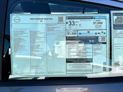 New 2026 Nissan Sentra SV image 12