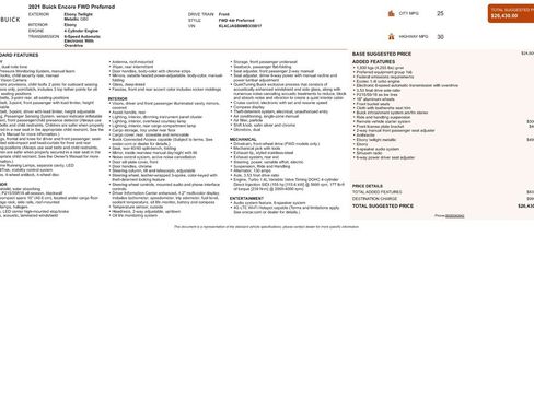 Used 2021 Buick Encore Preferred image 9