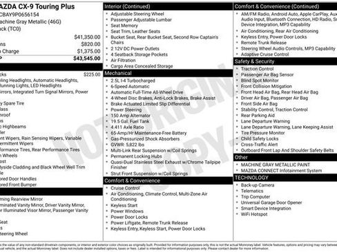 Used 2023 MAZDA CX-9 Touring Plus image 8