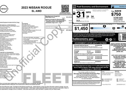Used 2023 Nissan Rogue SL AWD/4WD image 3